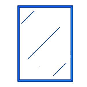 Zrcadla v hliníkovém rámu