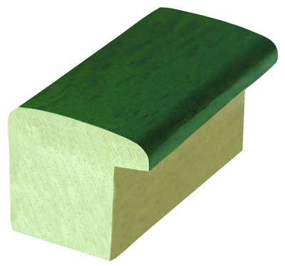 DANTIK Zrcadlo 50x100 BOX zelená mořená