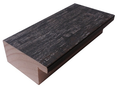 DANTIK Zrcadlo 50x100 RETRO tmavě šedá