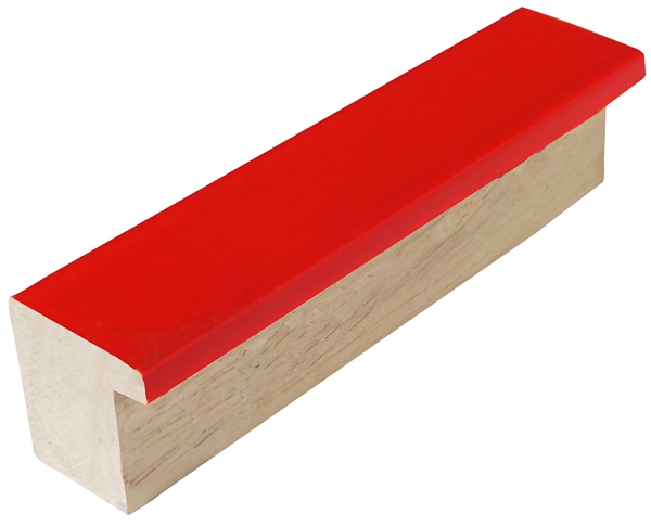 DANTIK Zrcadlo 40x60 PASTELKA červená rovná