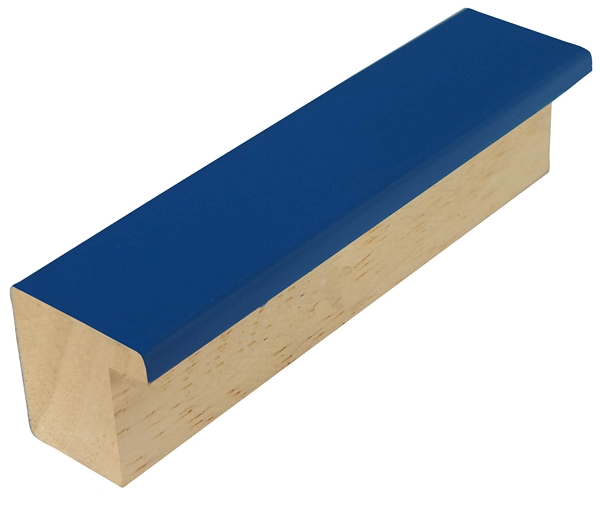 DANTIK Zrcadlo 40x50 PASTELKA tmavě modrá rovná