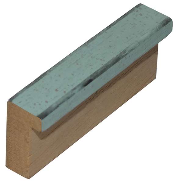 DANTIK rámeček 20x30 | AKVAREL modrá vysoká (Sklo Čiré)