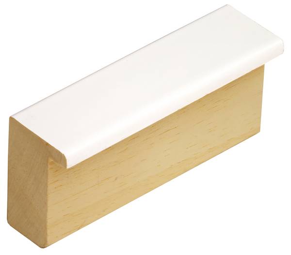 DANTIK rámeček 50x70 | PERLA bílá lesklá vysoká (Plexi Čiré)