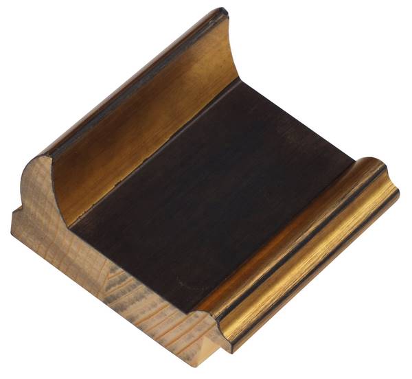 DANTIK rámeček 60x80 | TOOTH zlato černá (Plexi Čiré)