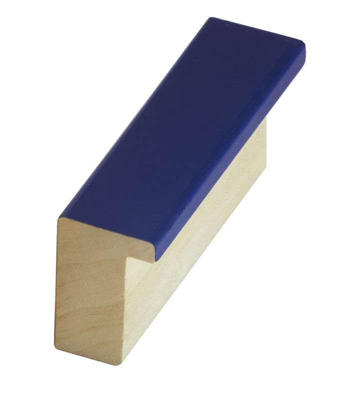 DANTIK Zrcadlo 50x70 PERLA modrá lesklá vysoká