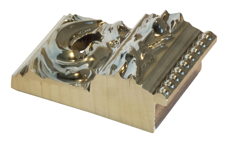 DANTIK Zrcadlo 50x90 ROKOKO grafitová