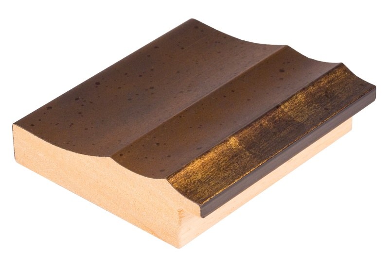 DANTIK rámeček 59,4x84 | TRITON široký zlatý (Plexi Čiré)