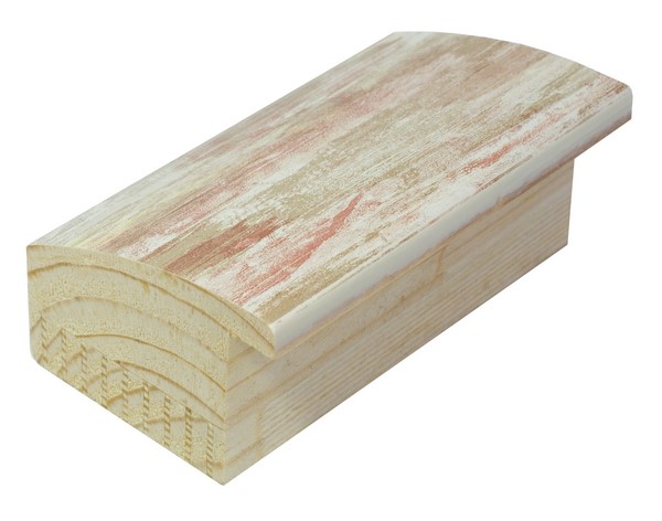 DANTIK Zrcadlo 50x140 PAINT červená velká