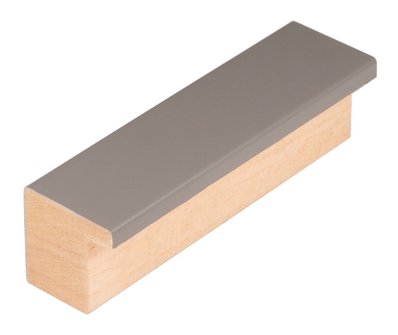 DANTIK rámeček 20x30 | PASTELKA šedá rovná (Sklo Čiré)