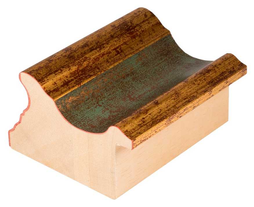 DANTIK Zrcadlo 60x160 HRAD zelená