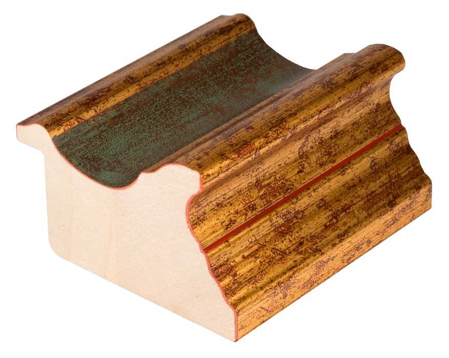 DANTIK Zrcadlo 60x160 HRAD zelená