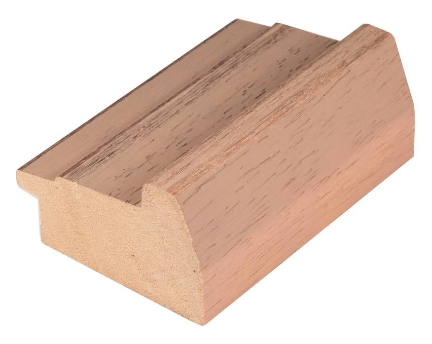 DANTIK Zrcadlo 50x140 STEP hnědá