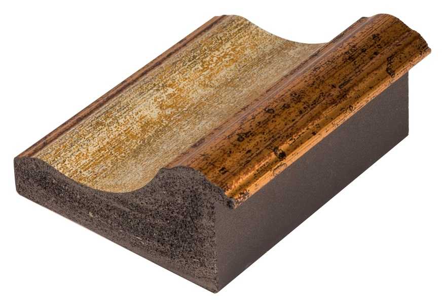 DANTIK Zrcadlo 80x100 ZVRATNÁ bílozlatá plast