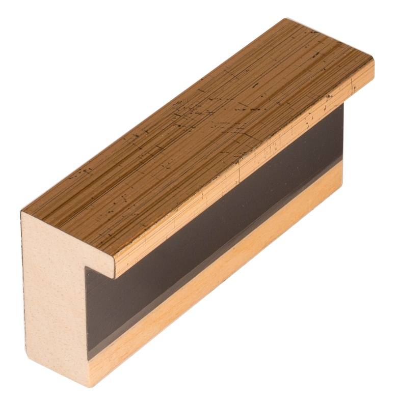 DANTIK Zrcadlo 60x100 KASSETTE zlatá