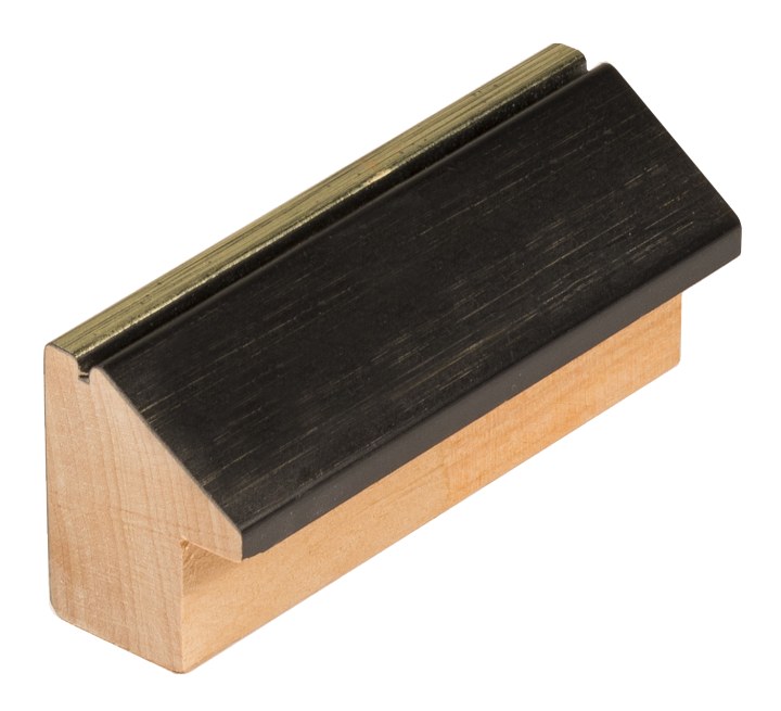 DANTIK rámeček 40x50 | INCLINATA colori černá (Sklo Čiré)