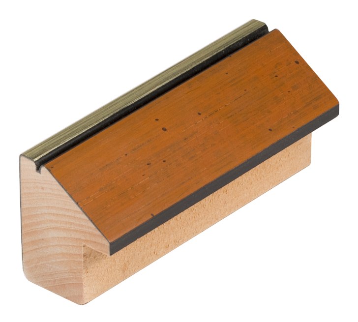 DANTIK Zrcadlo 50x70 Inclinata colori hnědá