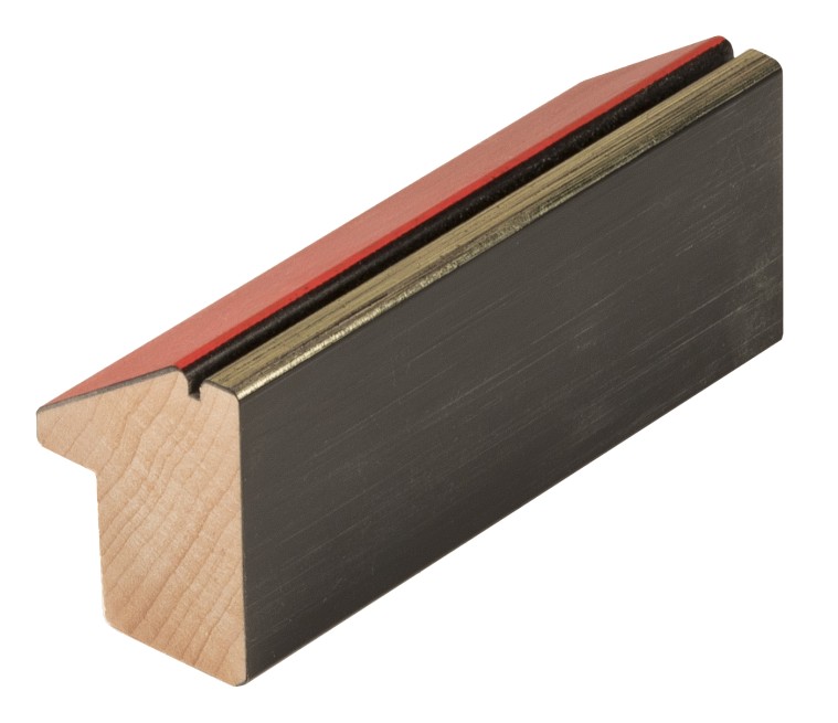 DANTIK Zrcadlo 40x50 Inclinata colori červená