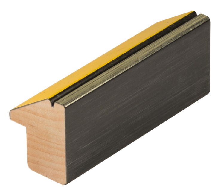 DANTIK Zrcadlo 50x70 Inclinata colori žlutá