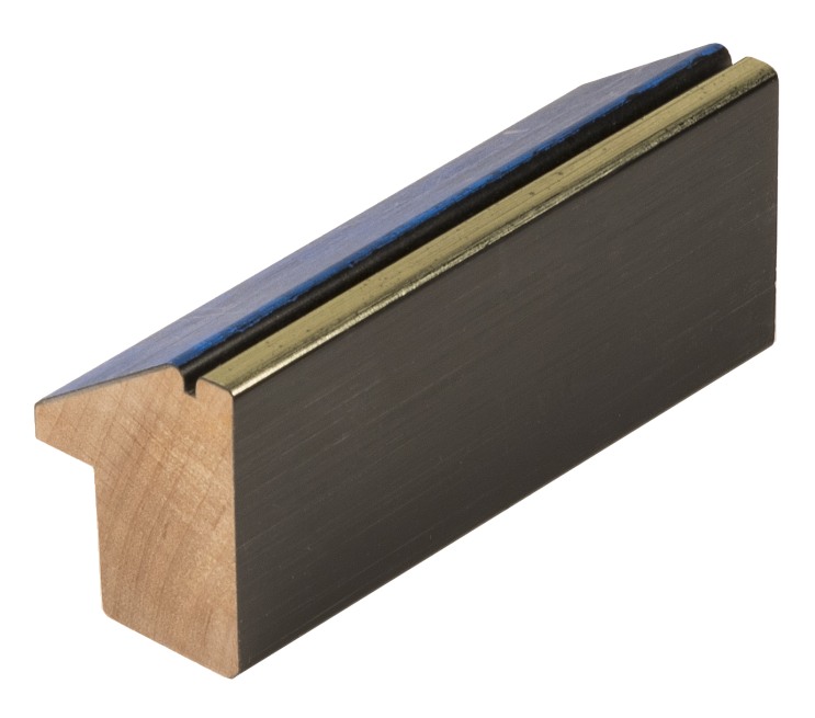 DANTIK Zrcadlo 50x70 Inclinata colori modrá