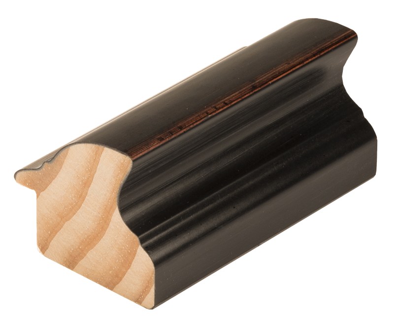 DANTIK Zrcadlo 60x140 Anversa černá AG