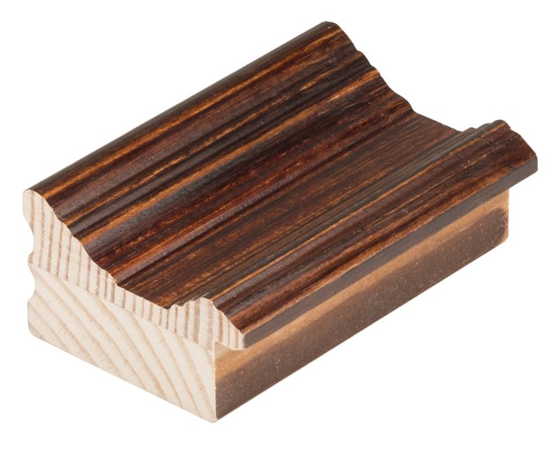 DANTIK rámeček 70x100 | KOSTELNÍ malá hnědá (Plexi Čiré)