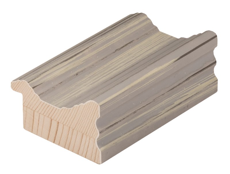 DANTIK Zrcadlo 40x60 KOSTELNÍ malá šedá