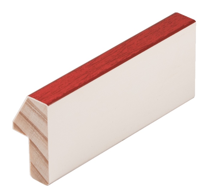 DANTIK Zrcadlo 40x50 Evoque červená