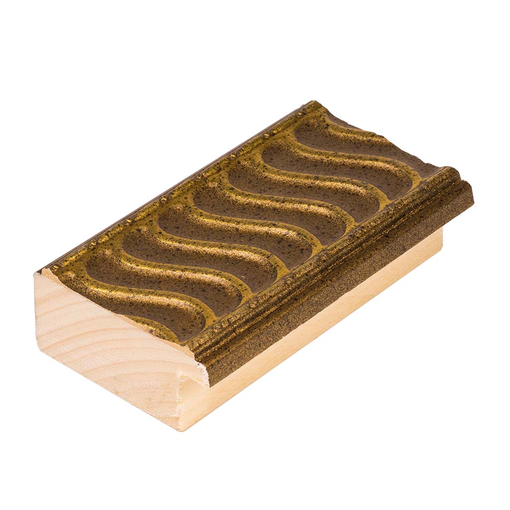 DANTIK rámeček 29,7x42 | Doria Gold (Plexi Čiré)