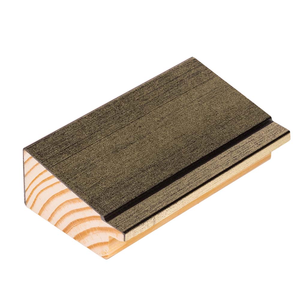 DANTIK rámeček 40x50 | Artdeco Champagne (Sklo Čiré)