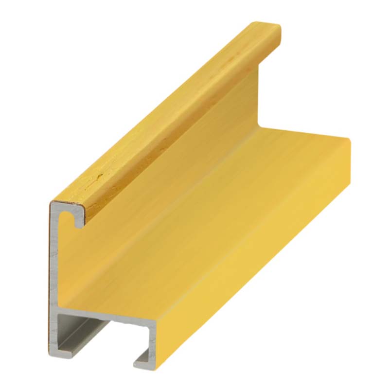 DANTIK rámeček 60x80 | ALU profil 6030 Dýha barevná žlutá citrus (Plexi Čiré)