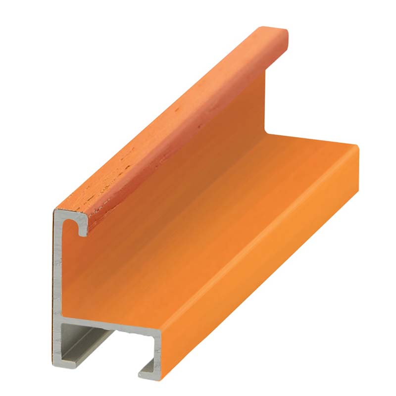 DANTIK rámeček 70x100 | ALU profil 6030 Dýha barevná oranžová (Plexi Čiré)