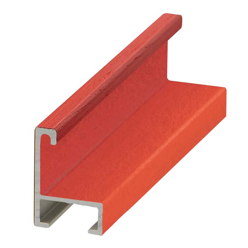 DANTIK rámeček 20x30 | ALU profil 6030 Dýha barevná červená třešeň (Sklo Čiré)