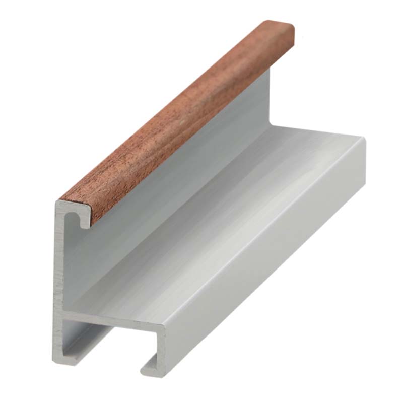 DANTIK rámeček 30x40 | ALU profil 6030 Dýha ořech lak matný (Plexi Čiré)