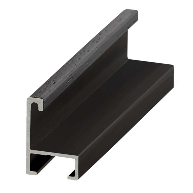 DANTIK rámeček 40x50 | ALU profil 6030 Dýha černá (Sklo Čiré)