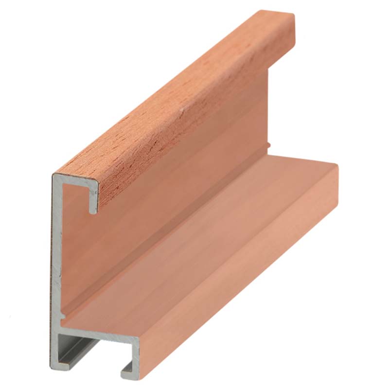 DANTIK rámeček 40x50 | ALU profil 6035 Dýha třešeň (Sklo Čiré)