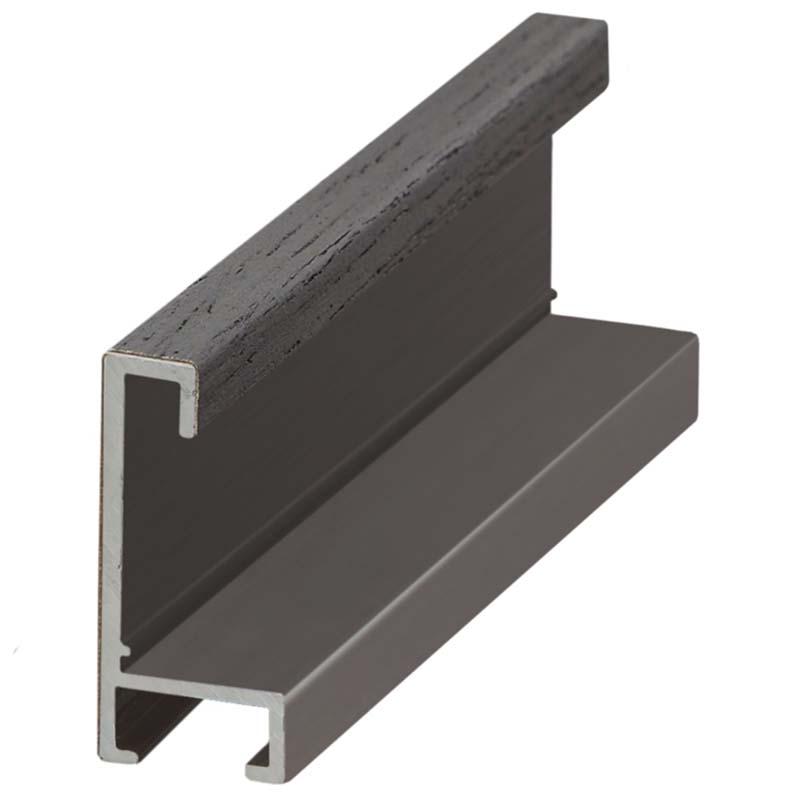 DANTIK rámeček 70x100 | ALU profil 6035 Dýha černá (Plexi Čiré)