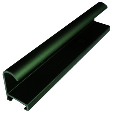 DANTIK Zrcadlo 40x60 | Hliníkový profil 02 | zelená m.