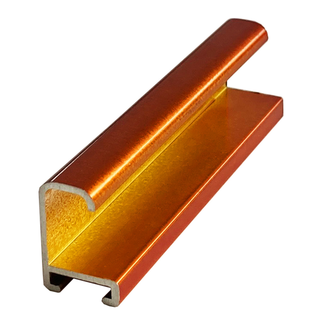 DANTIK rámeček 59,4x84 | ALU profil 7269 Oranžová Citrin broušená (Plexi Čiré)