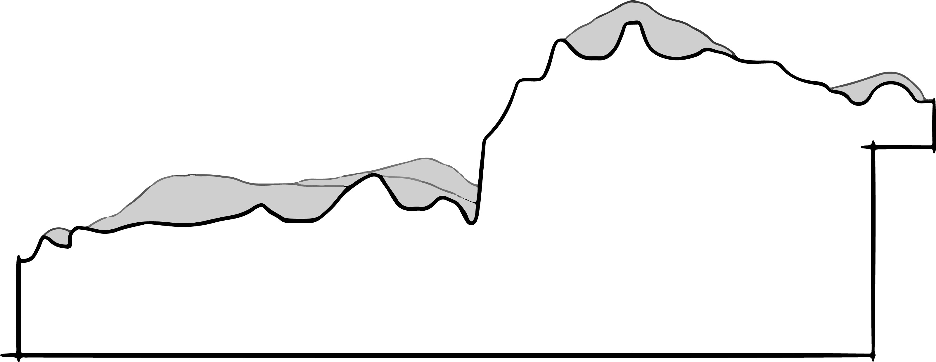 DANTIK Zrcadlo 50x90 ROKOKO grafitová