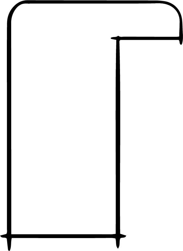 DANTIK Zrcadlo 40x60 GRAFIC zlatá vysoká