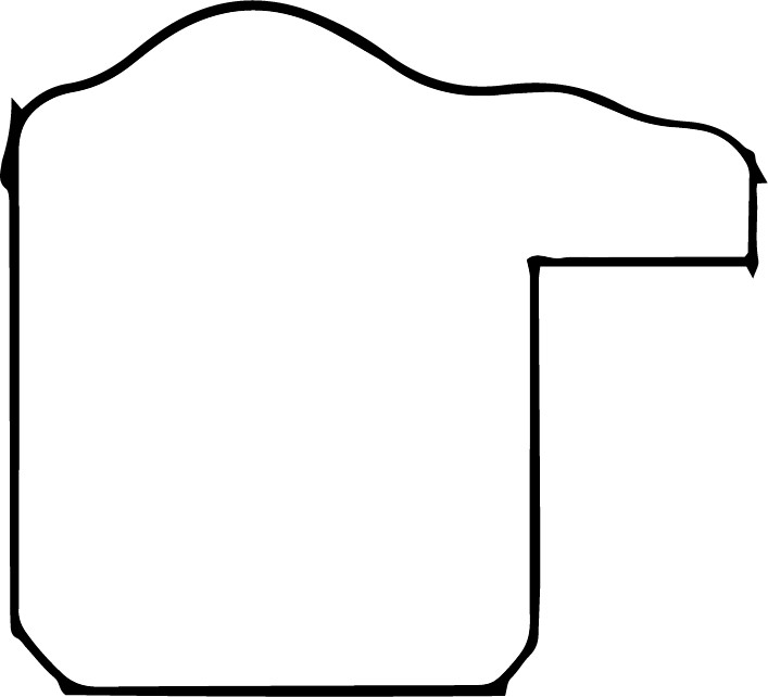 DANTIK Zrcadlo 60x80 Y-ka červená linka