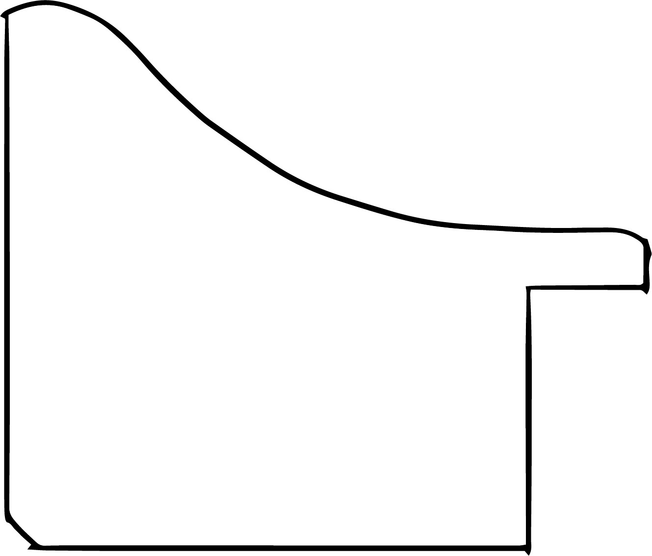 DANTIK Zrcadlo 60x160 Ferrosa grafit