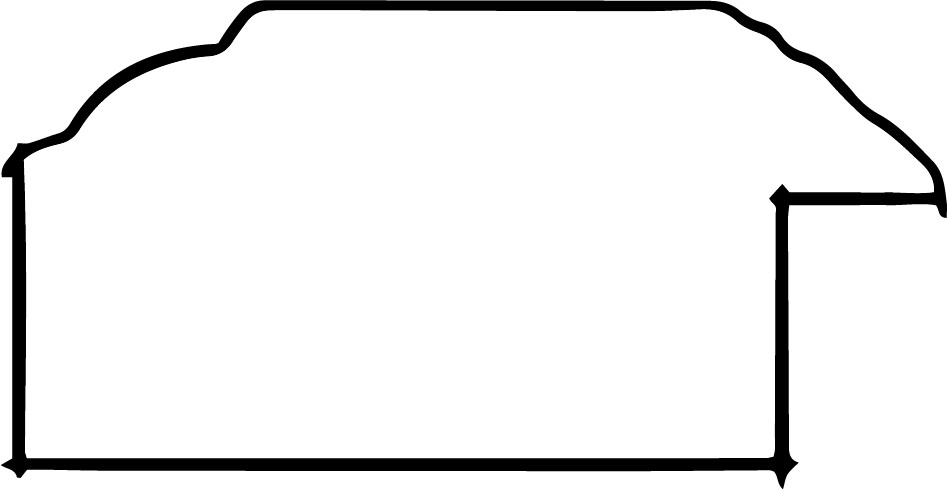 DANTIK rámeček 20x30 | CASTAGNO hnědá Au linka (Sklo Čiré)