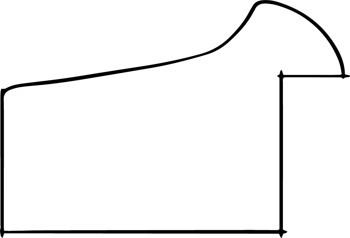 DANTIK rámeček 40x50 | MARGOT grafit (Plexi Čiré)