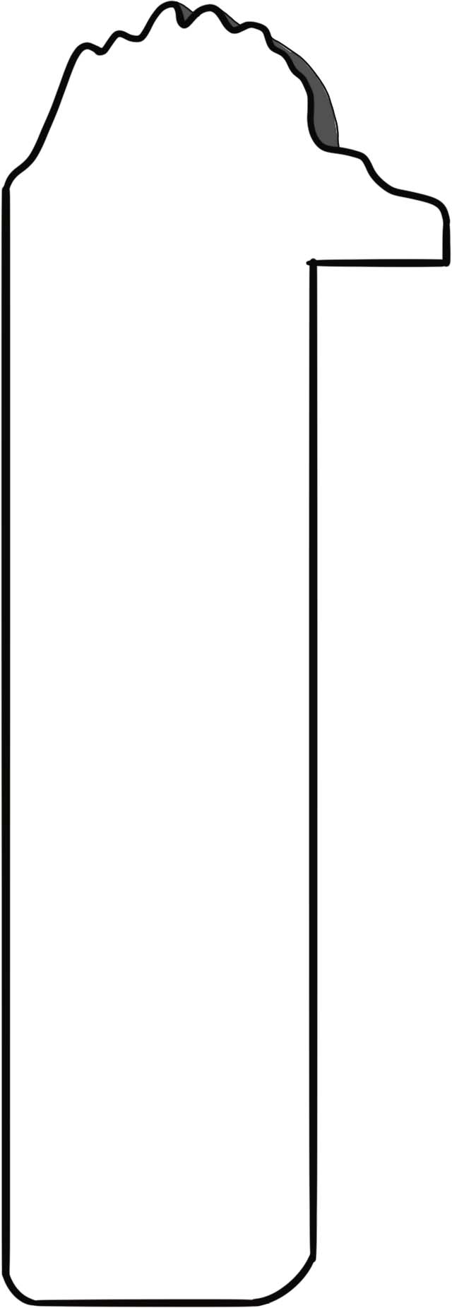 DANTIK rámeček 40x50 | Vysoká starozlatá s ornamentem (Sklo Čiré)