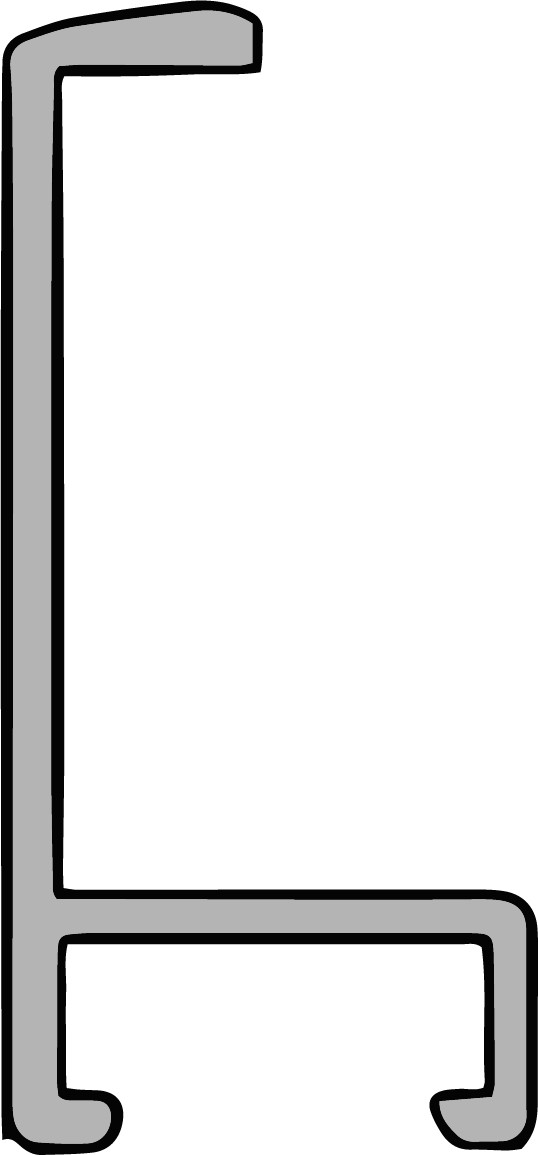 DANTIK Zrcadlo 80x100 Profil 22 | stříbrná matná