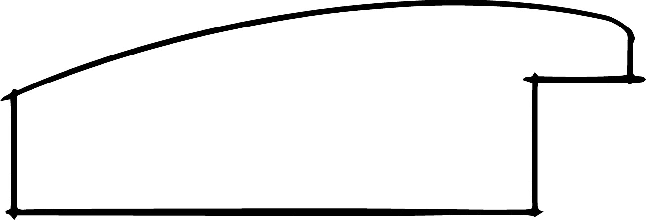 DANTIK Zrcadlo 40x50 LEDVINKA světle hnědá