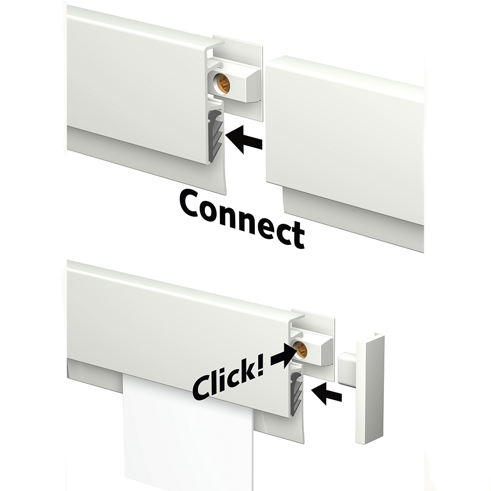 Závěsný systém na obrazy - Info Rail hliník 28 cm