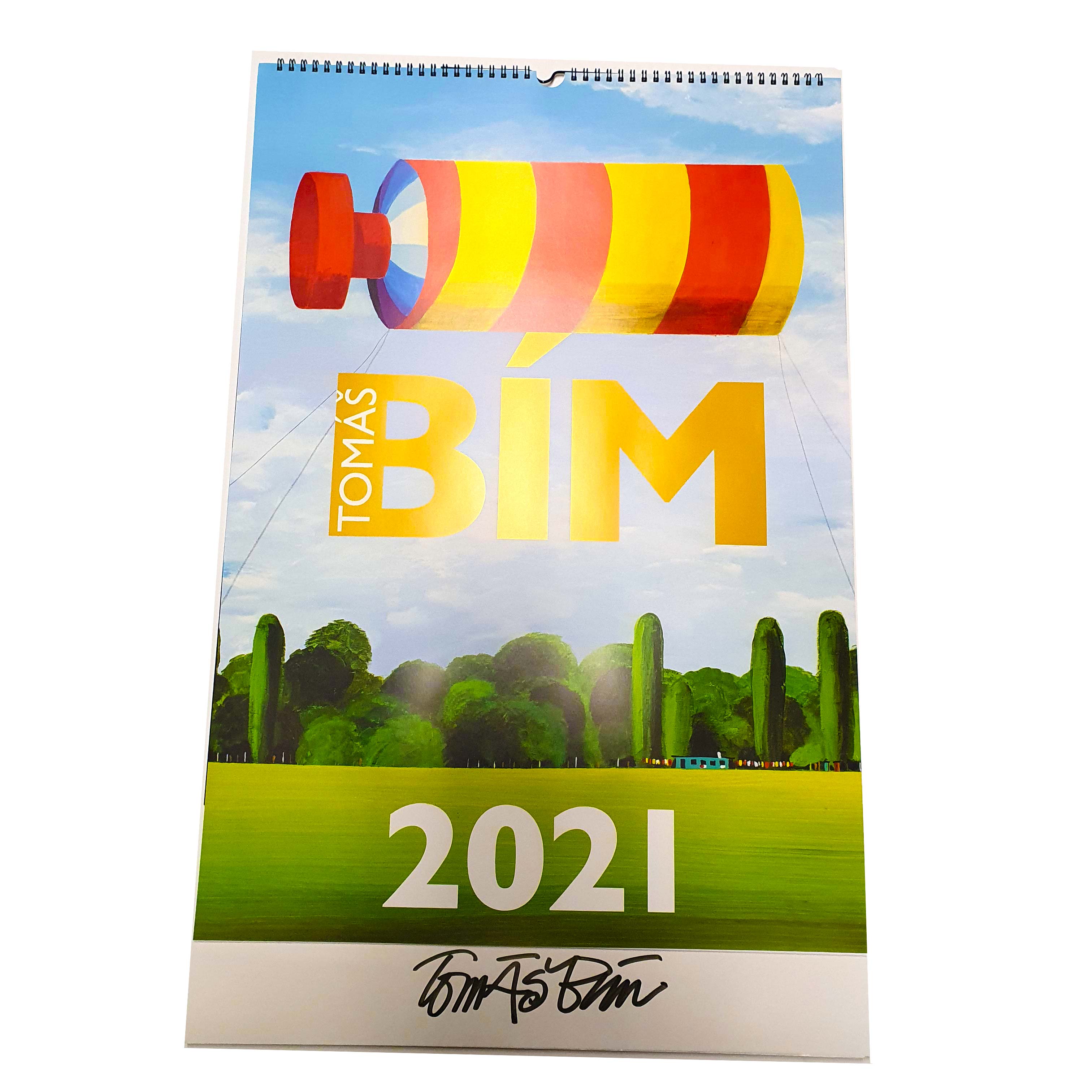 Bím Tomáš - kalendář 2021 podepsaný
