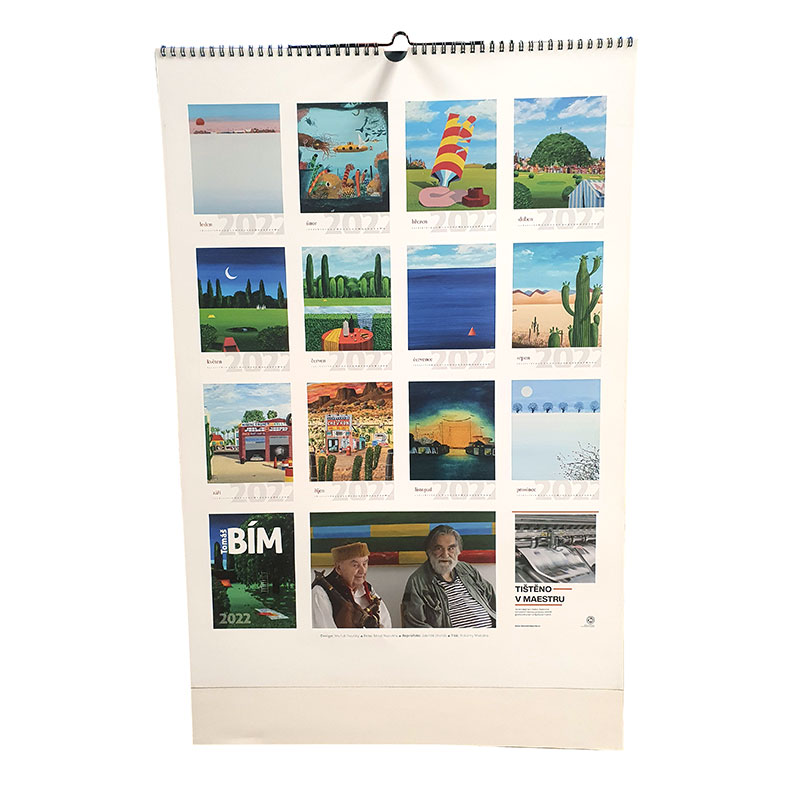 Bím Tomáš - kalendář 2022 podepsaný